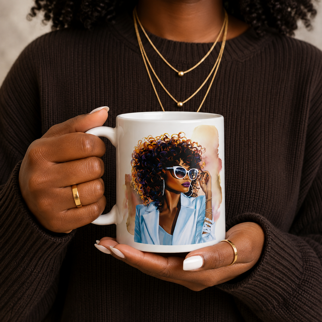 Rich AunTEA Mug | Booked. Busy. Blessed.