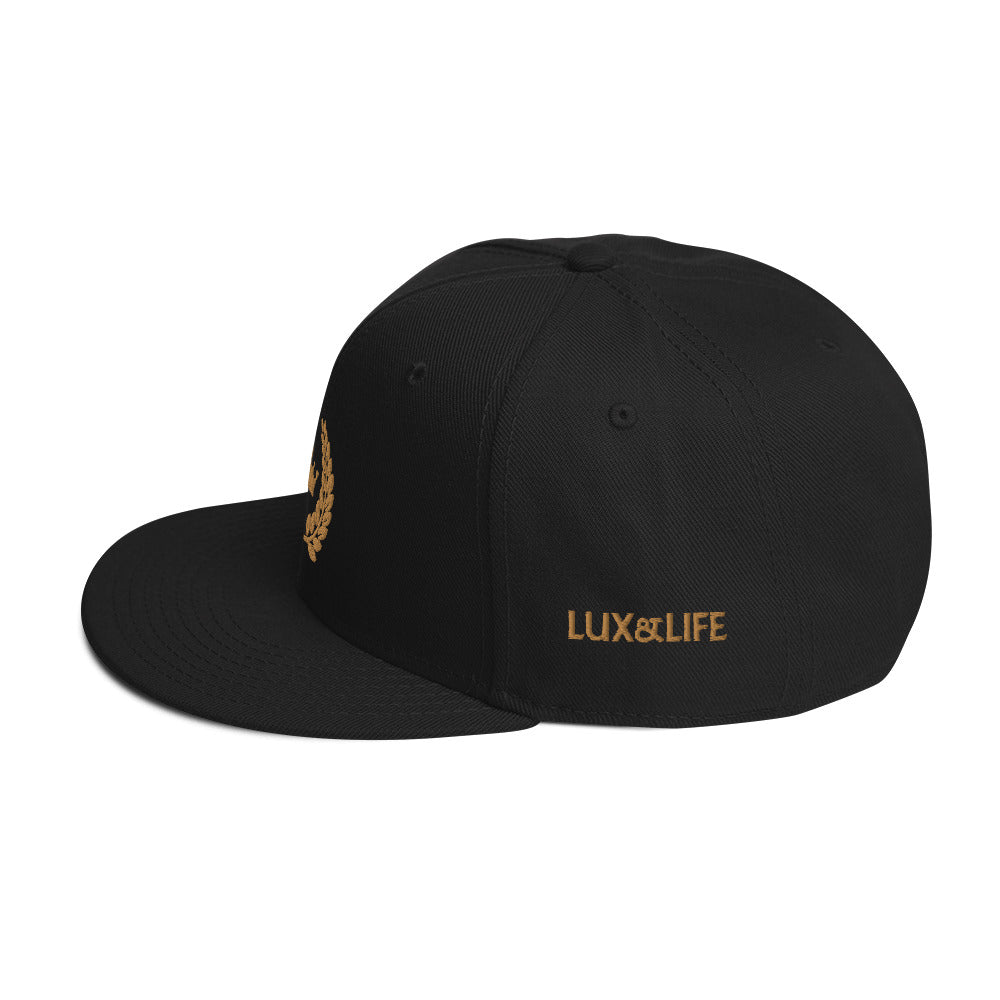 Lux&Life Crest Snapback Hat