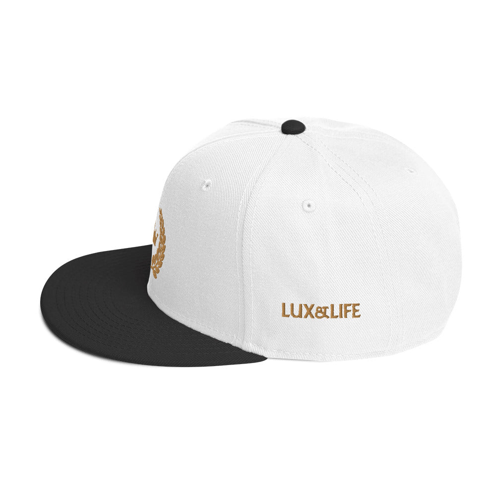 Lux&Life Crest Snapback Hat