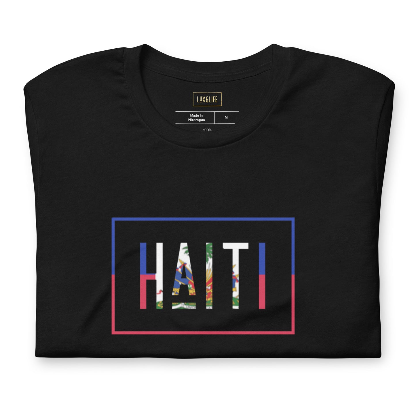 Lux&Life 'Rep Ya Flag' T-Shirt - Haiti
