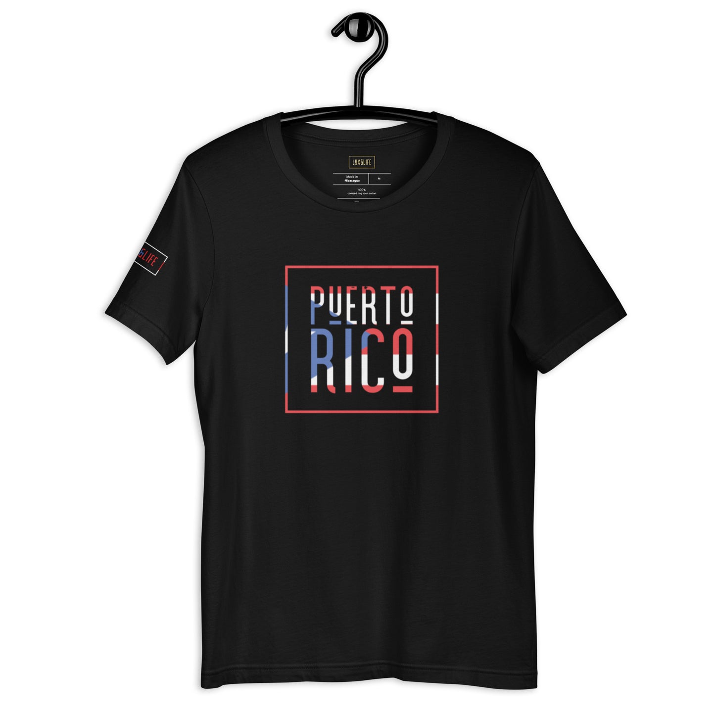 Lux&Life 'Rep Ya Flag' T-Shirt - Puerto Rico