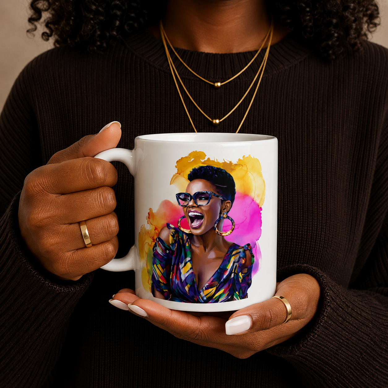 Rich AunTEA Mug | Queen with a Crown
