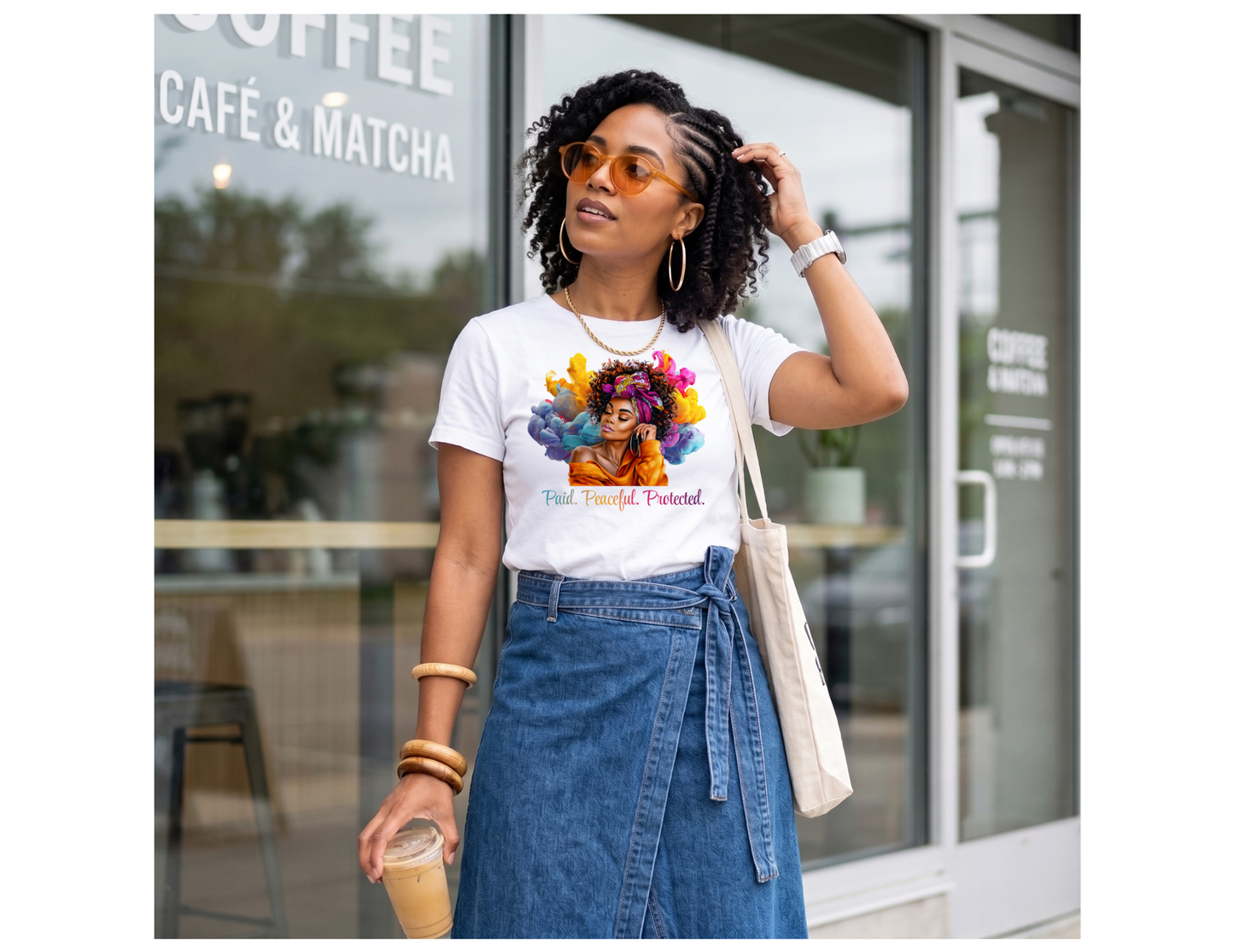 Rich AunTee Shirt | Paid. Peaceful. Protected.