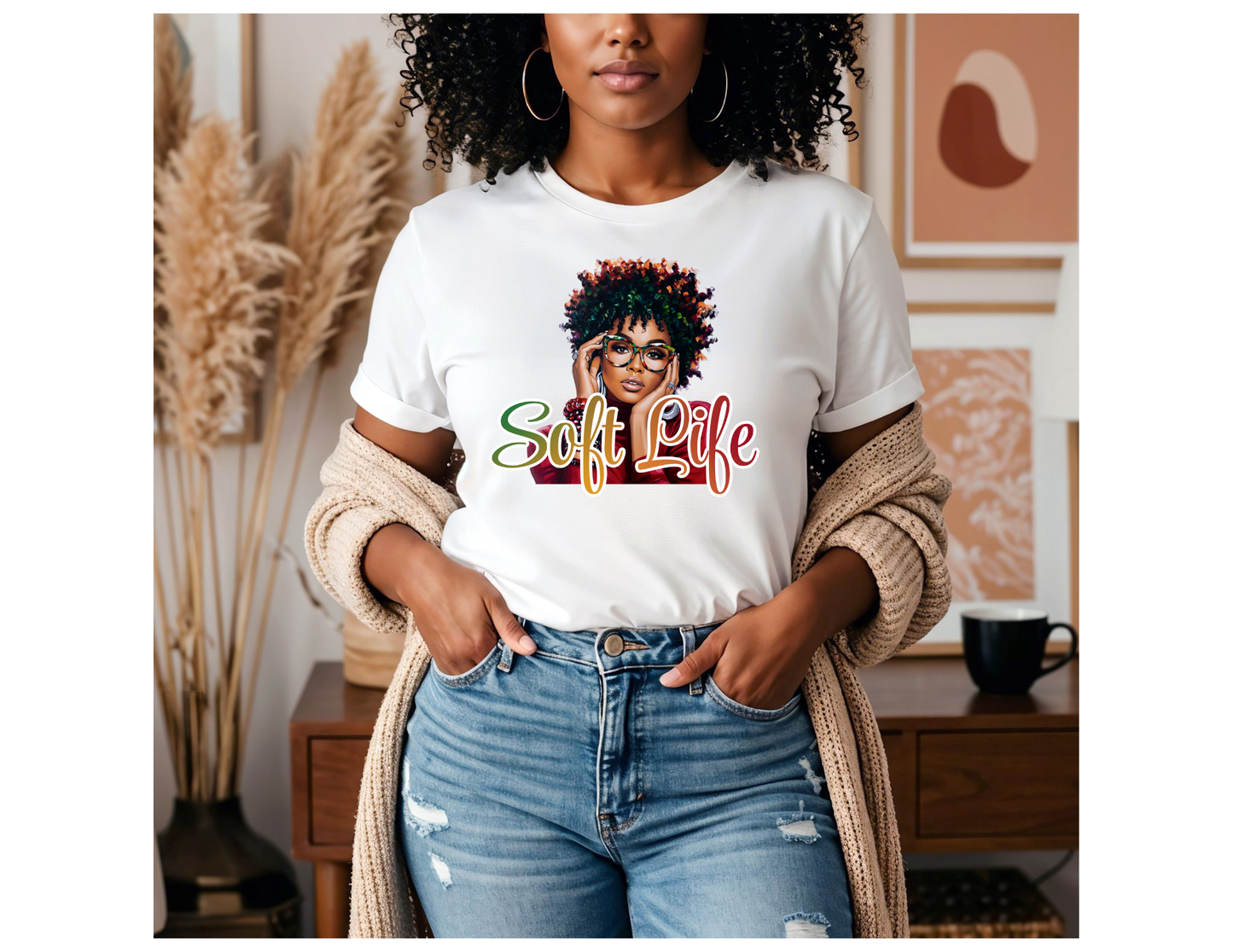 Rich AunTee Shirt | Soft Life