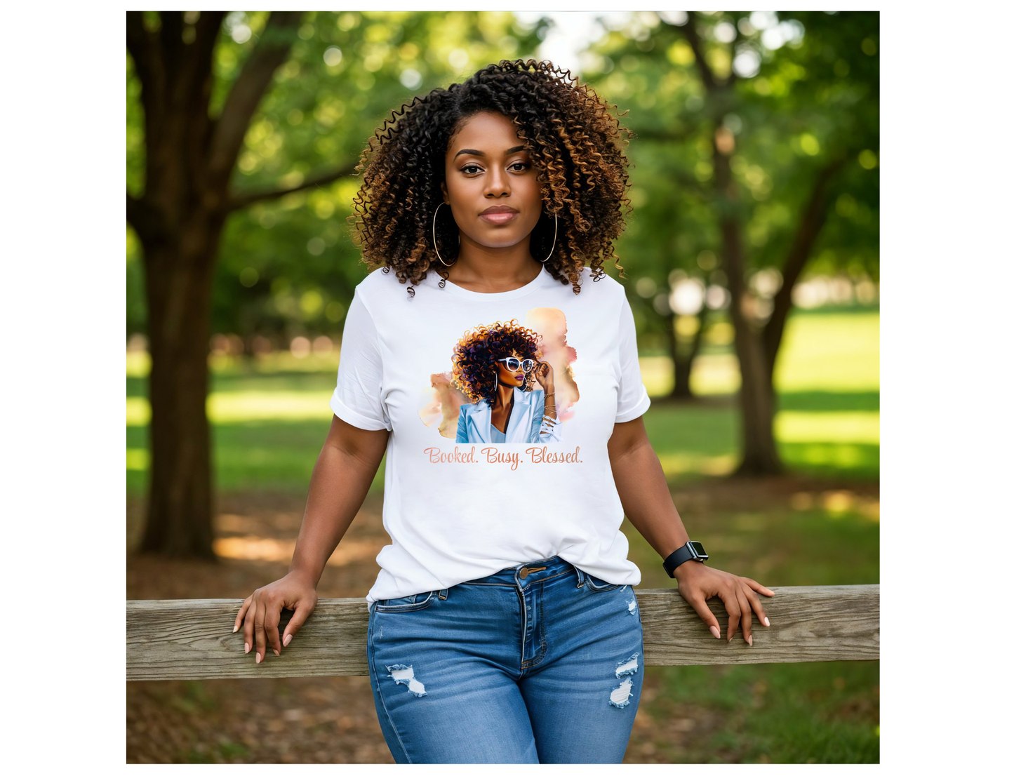Rich AunTee Shirt | Booked. Busy. Blessed.