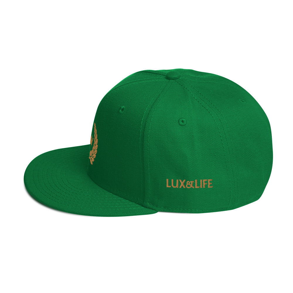 Lux&Life Crest Snapback Hat