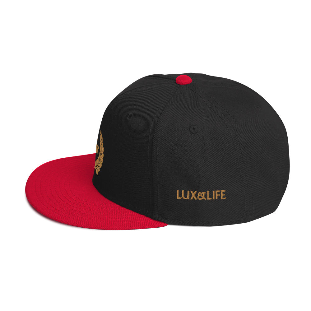 Lux&Life Crest Snapback Hat