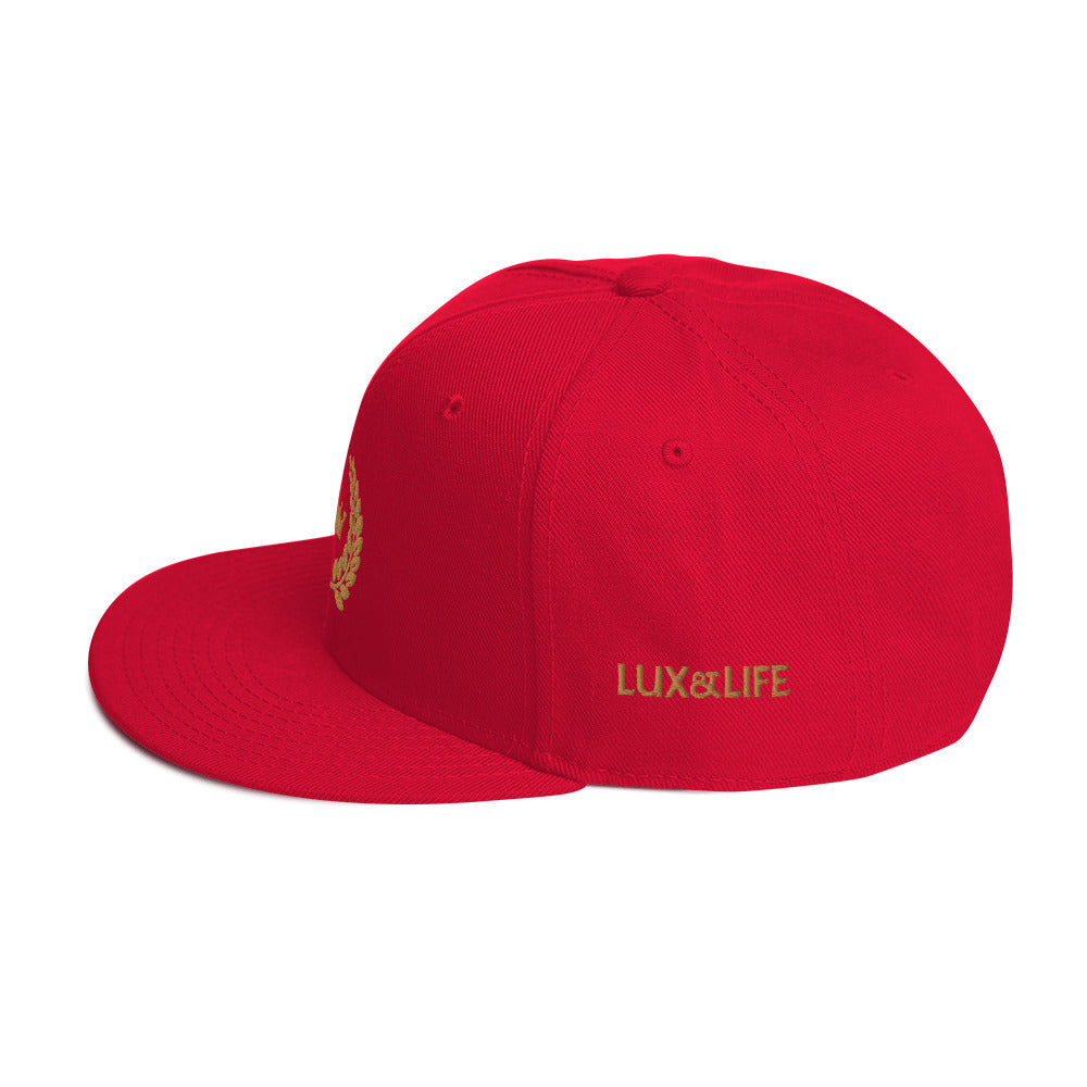 Lux&Life Crest Snapback Hat